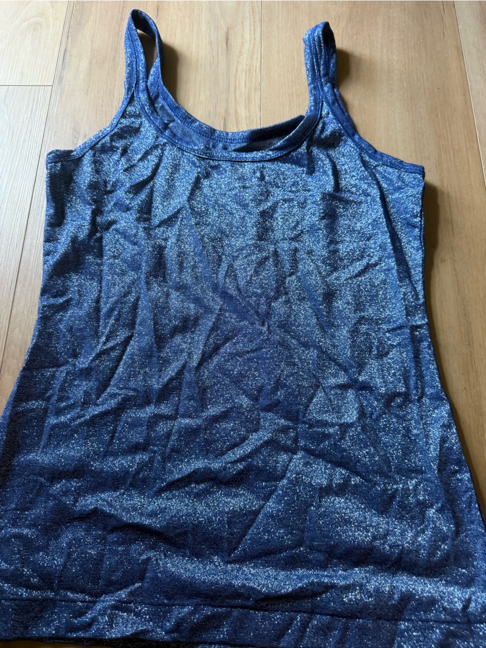 Banana Republic Sparkle Navy Blue Tank Top